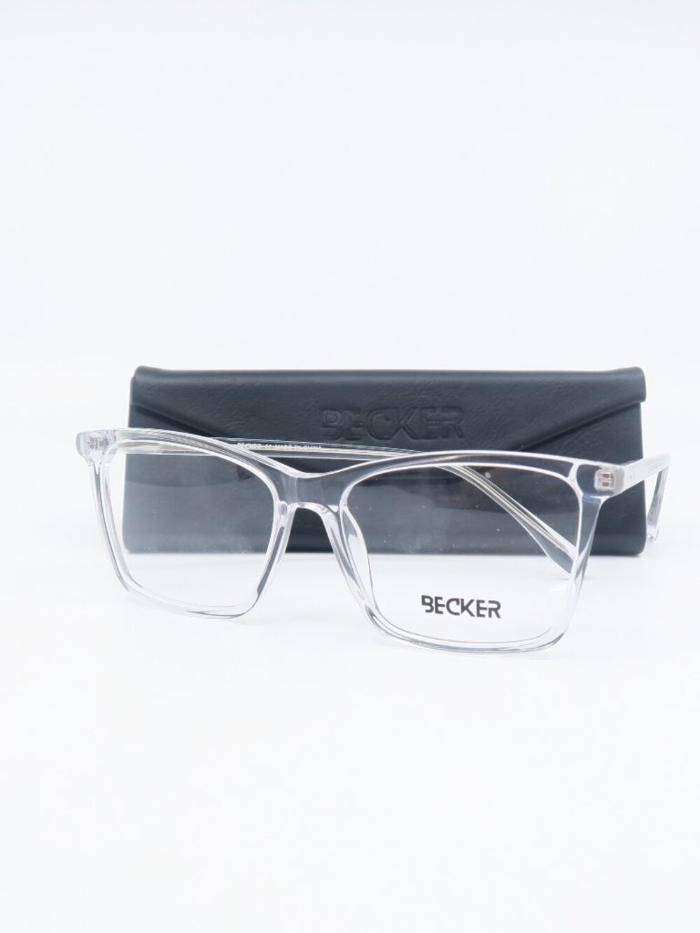 Becker HC 16078 C2 55mm. Clear Transparent Fashion Italian Unisex Eyeglasses.